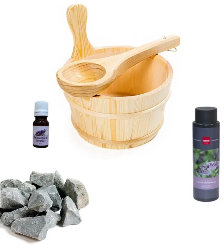 Set echipare sauna uscata Waincris Palo 7-11 mc - 2