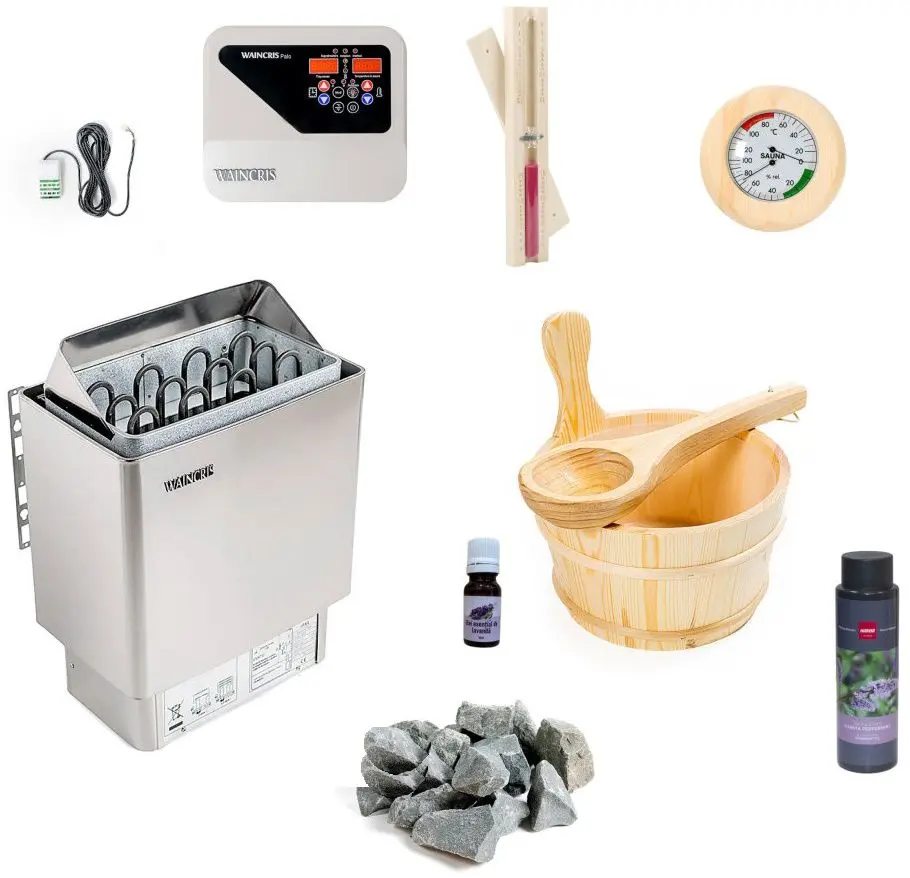 Set echipare sauna uscata Waincris Palo 7-11 mc
