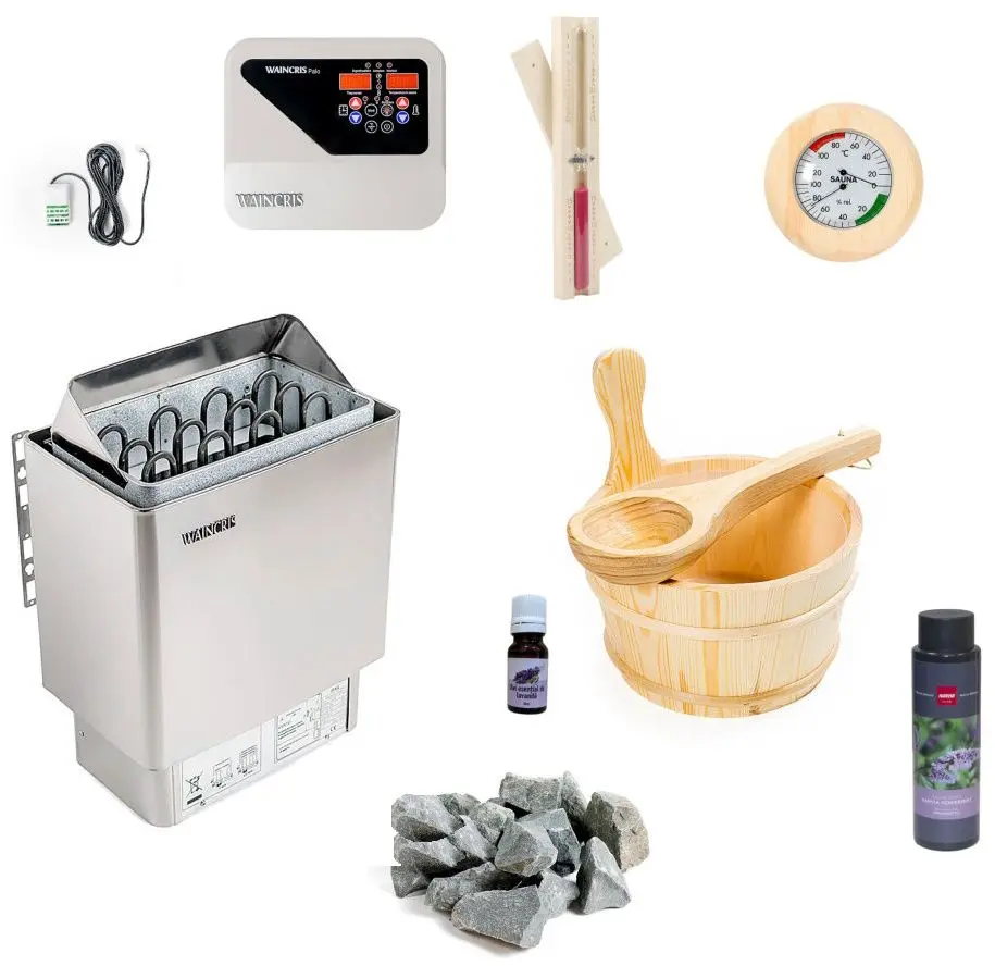 Set echipare sauna uscata Waincris Palo 8-12 mc