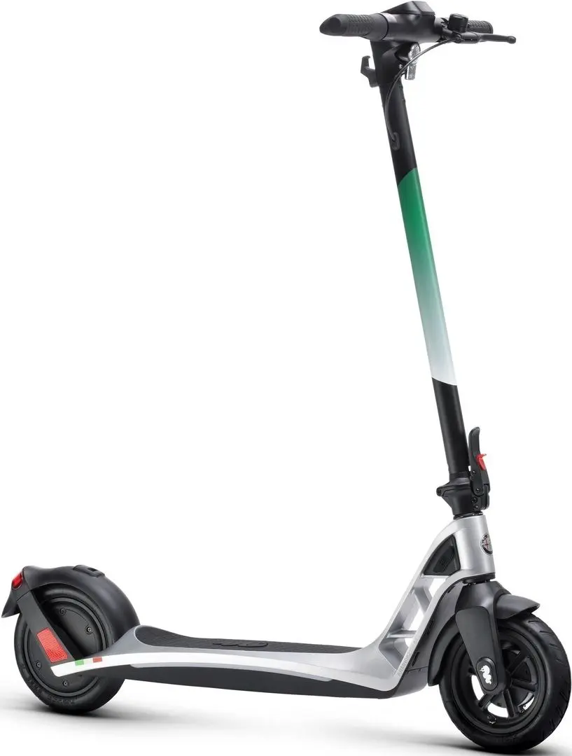 Trotineta electrica Alfa Romeo AR0 (Silver/Green) - 4