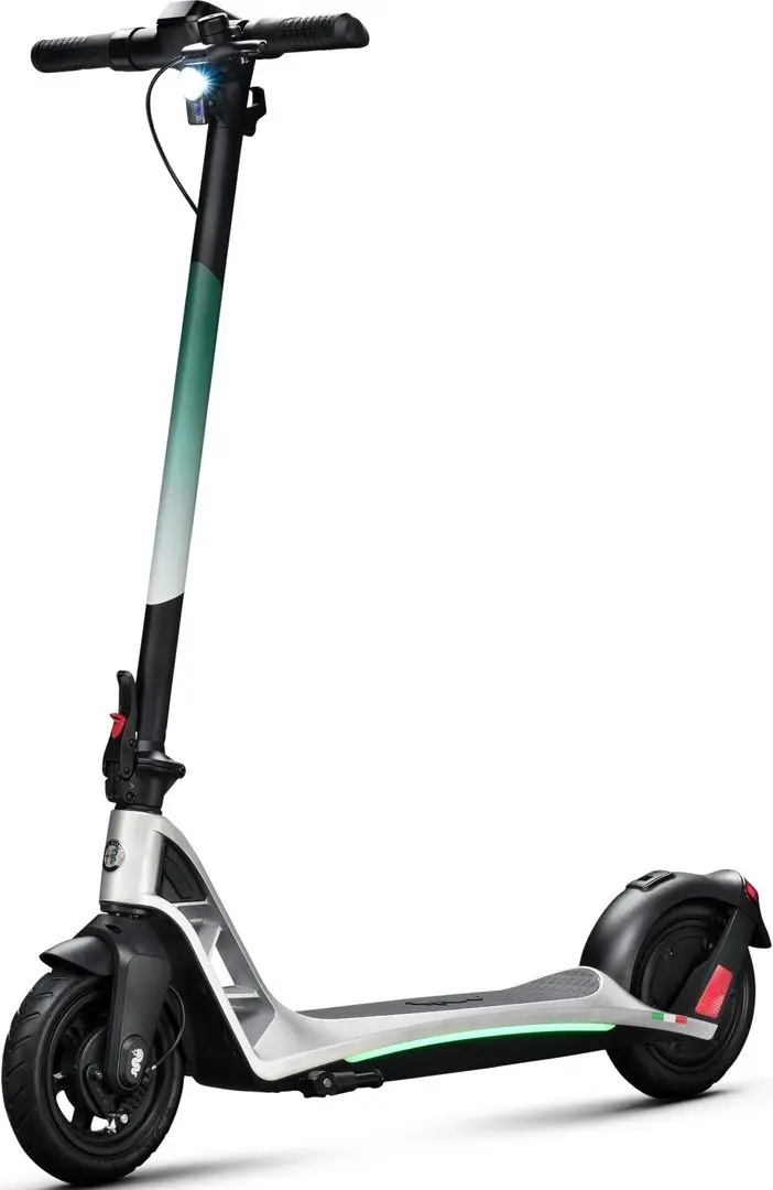 Trotineta electrica Alfa Romeo AR0 (Silver/Green) - 6