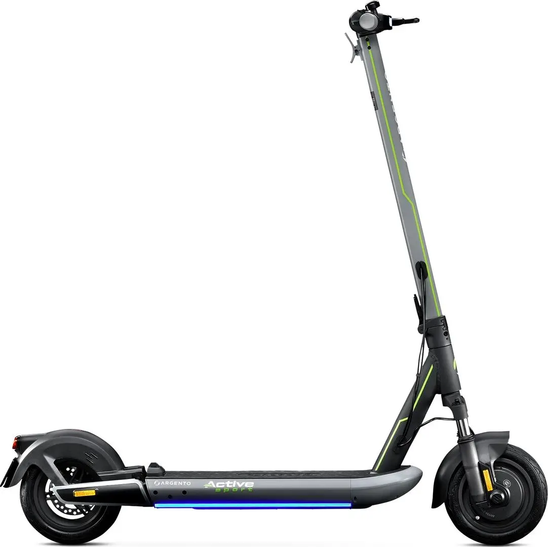 Электросамокат Argento Active Sport (Silver/Green) - 2