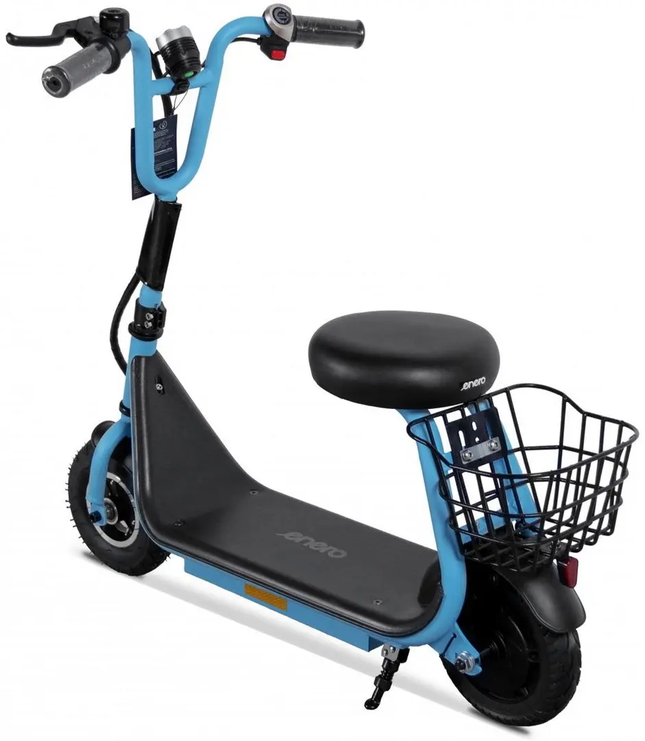 Электросамокат Enero Asiento JR 250W (Black/Blue) - 4