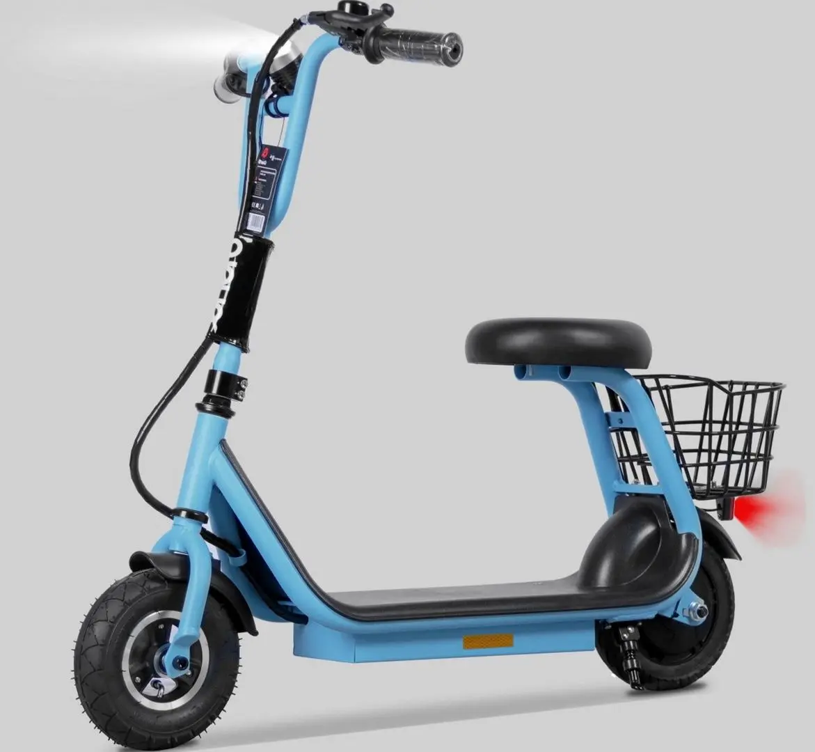 Электросамокат Enero Asiento JR 250W (Black/Blue) - 10