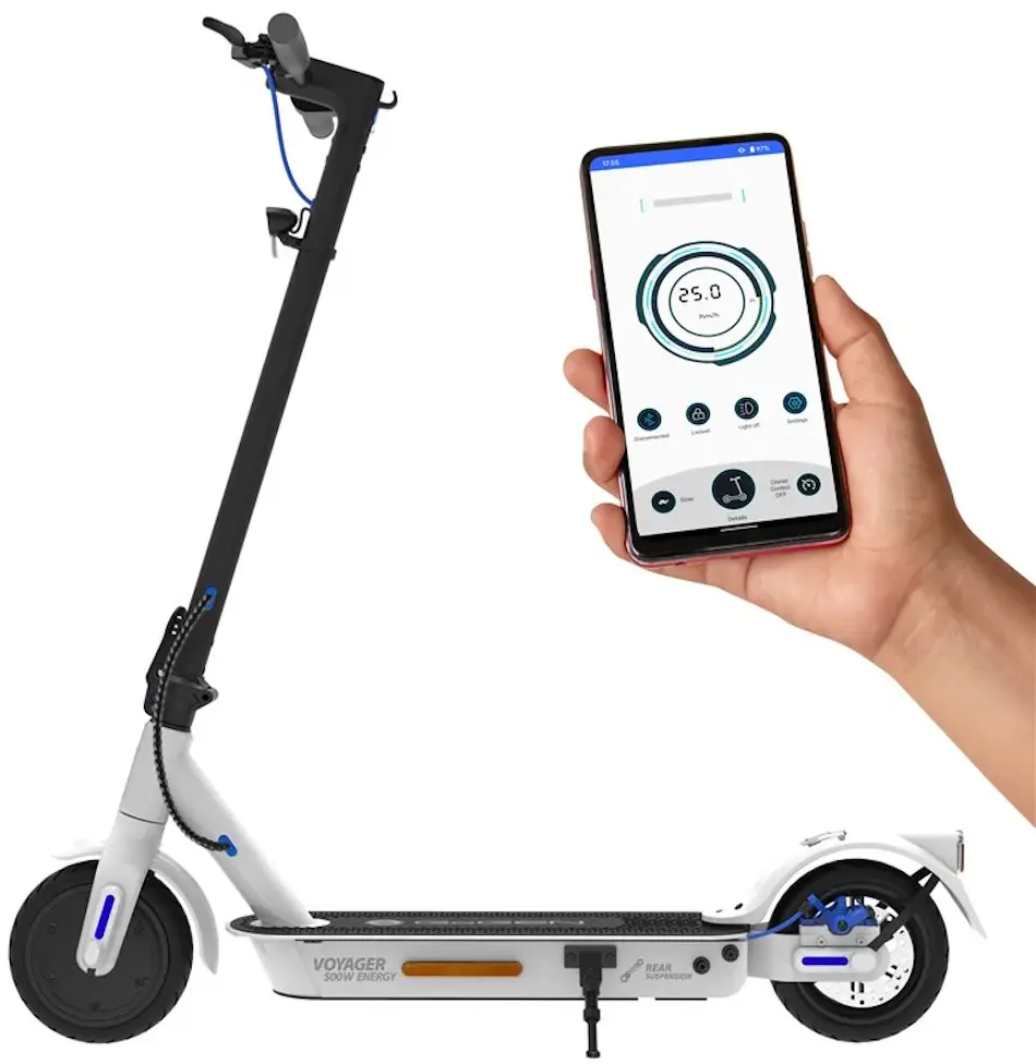 Trotineta electrica GoGEN Voyager Energy S611W (White/Black) - 5