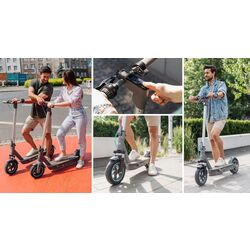 Электросамокат Motus Scooty 10 2023 (Black/Silver) Thumb