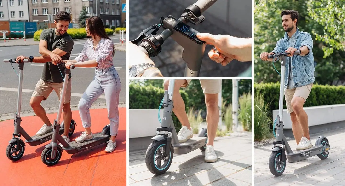 Электросамокат Motus Scooty 10 2023 (Black/Silver) - 7