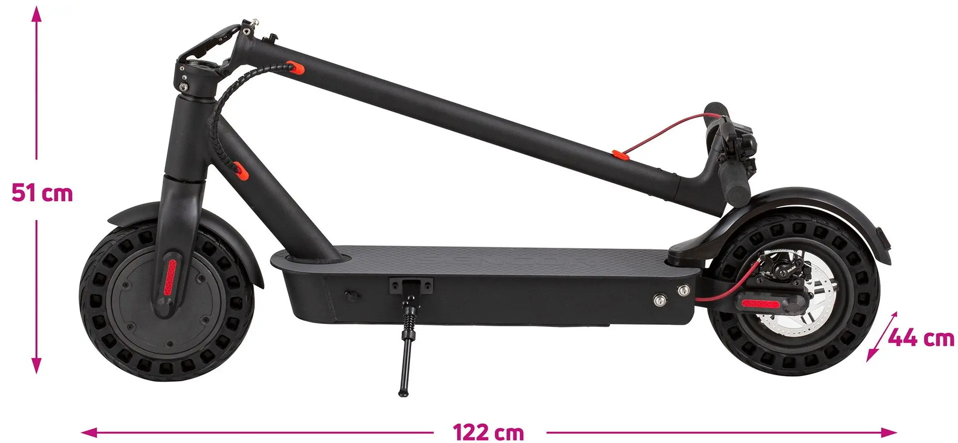 Trotinetă electrică Sencor Two Long Range 2021 (Black) - 6