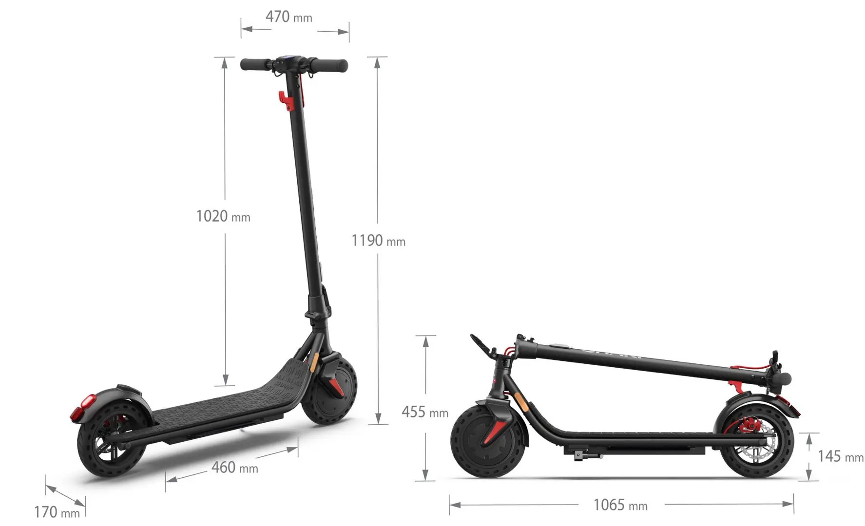 Электросамокат Sharp EM-KS1CEU-B (Black) - 10