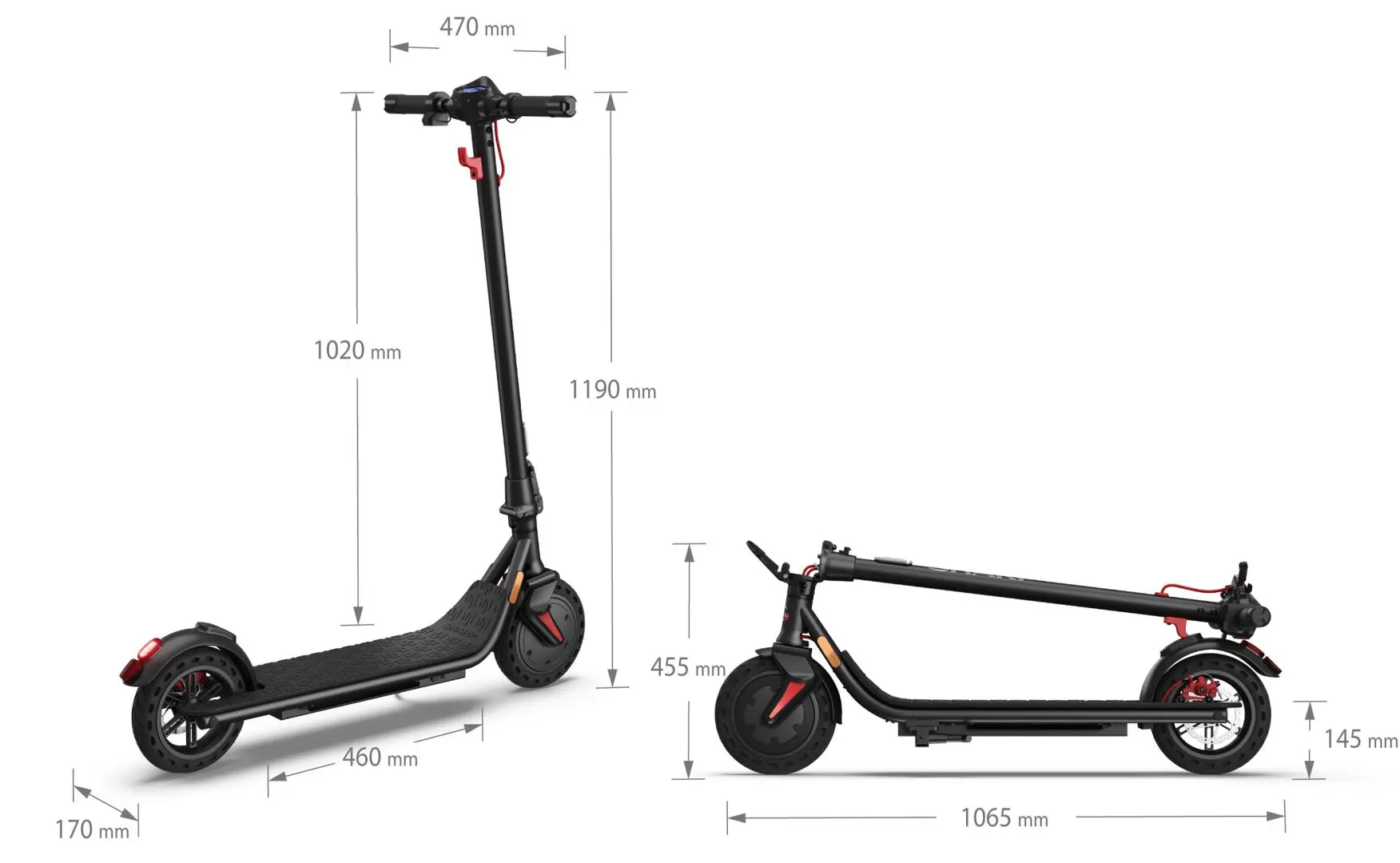 Электросамокат Sharp EM-KS3CEU-B (Black) - 10