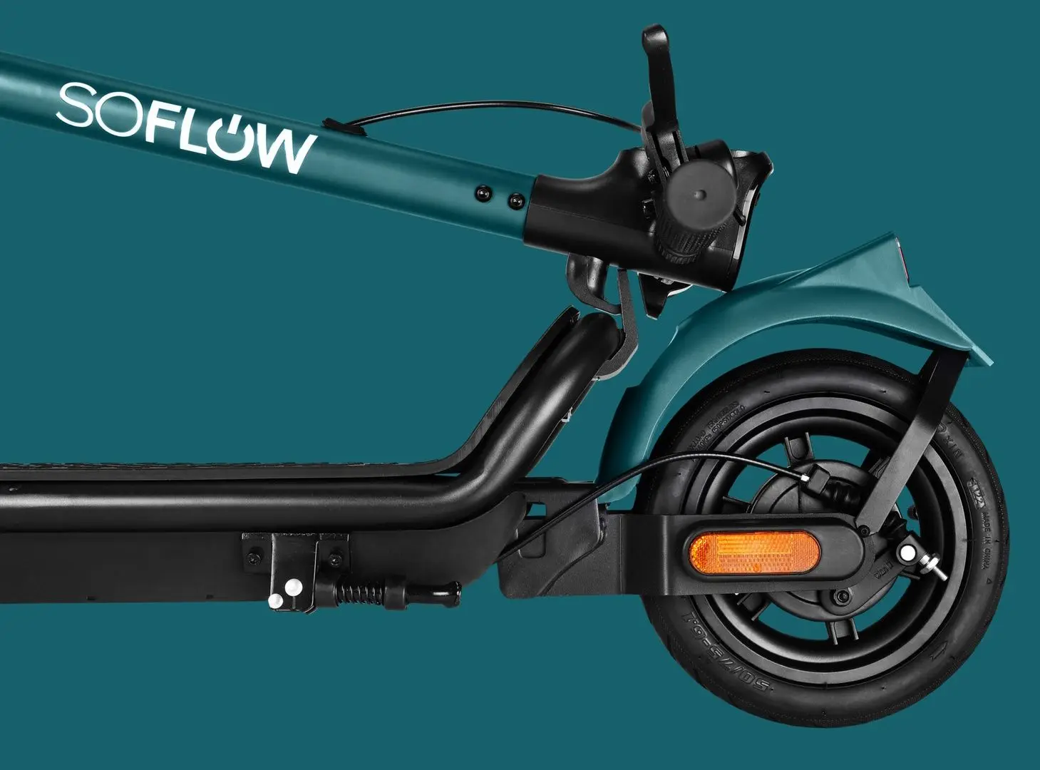 Электросамокат SoFlow SO2 Zero (Black/Green) - 7
