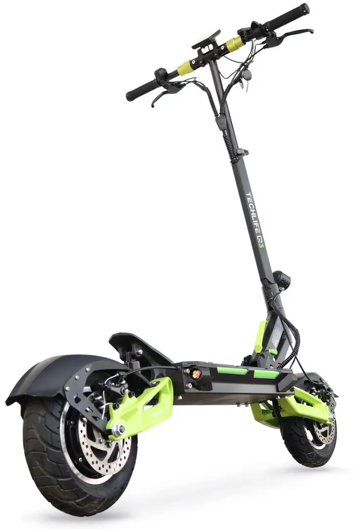 Trotineta electrica Techlife Q3 (Black/Green)