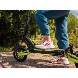 Trotineta electrica Techlife Q3 (Black/Green) Thumb