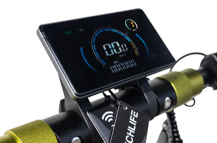 Электросамокат Techlife Q3 RS 20.8Ah 48V (Black/Green)