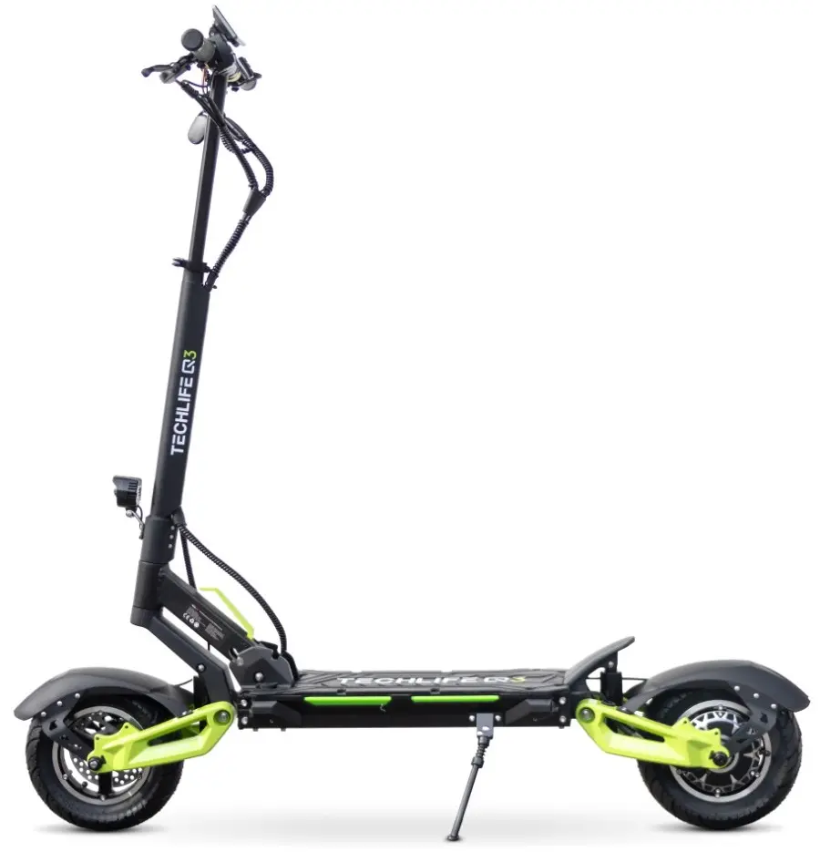 Электросамокат Techlife Q3 RS 20.8Ah 48V (Black/Green)