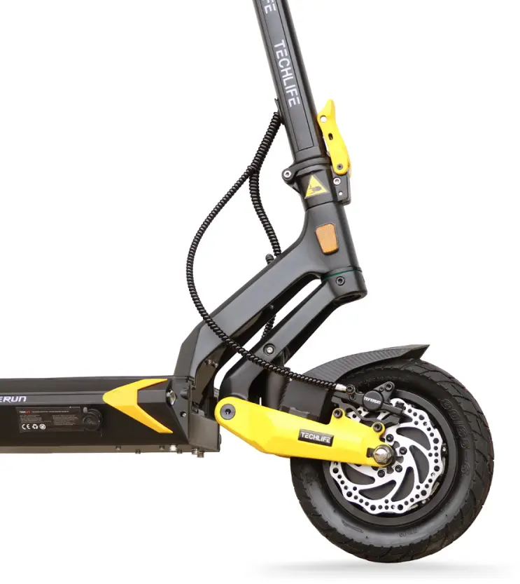 Электросамокат Techlife Q5 2.0 20Ah 52V (Black/Yellow)