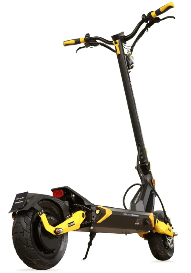 Электросамокат Techlife Q5 2.0 20Ah 52V (Black/Yellow)