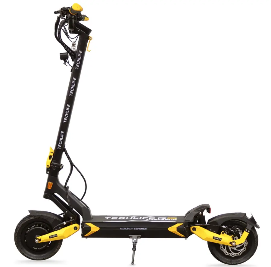 Электросамокат Techlife Q5 2.0 20Ah 52V (Black/Yellow)