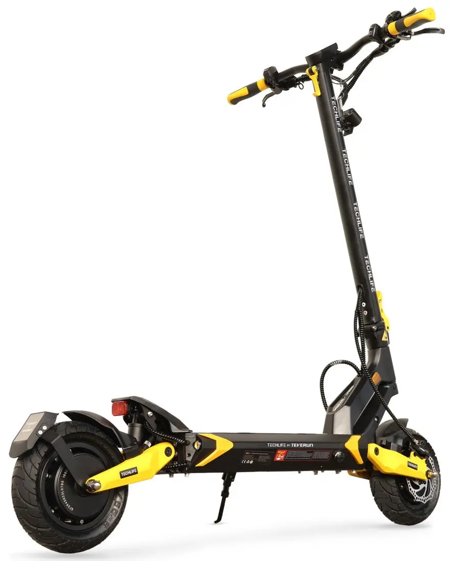Trotineta electrica Techlife Q5 RS (Black/Yellow)