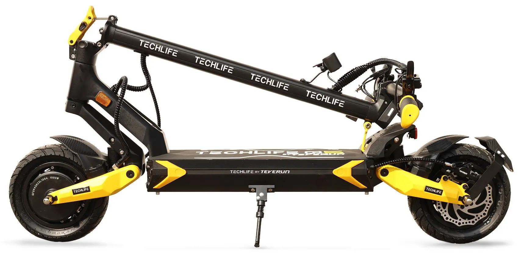 Trotineta electrica Techlife Q5 RS (Black/Yellow)