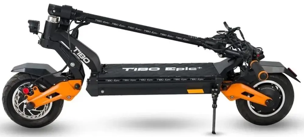 Электросамокат Tibo Epic+ 2.0 25.6 Ah (Black/Orange) - 2