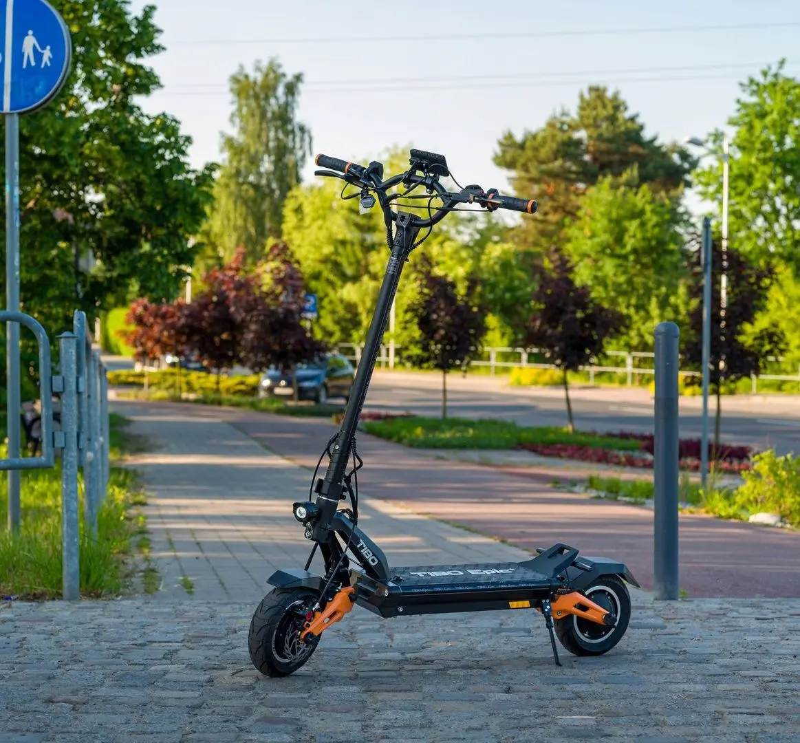 Электросамокат Tibo Epic+ 2.0 25.6 Ah (Black/Orange) - 3