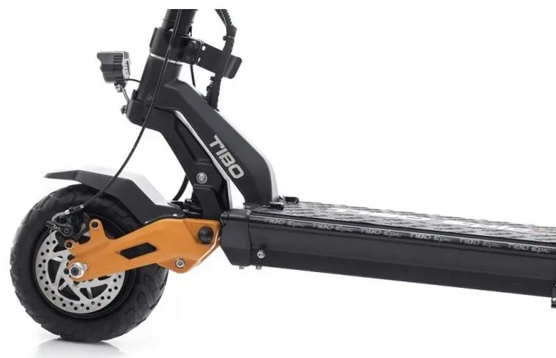Электросамокат Tibo Epic+ (Black/Orange) - 11