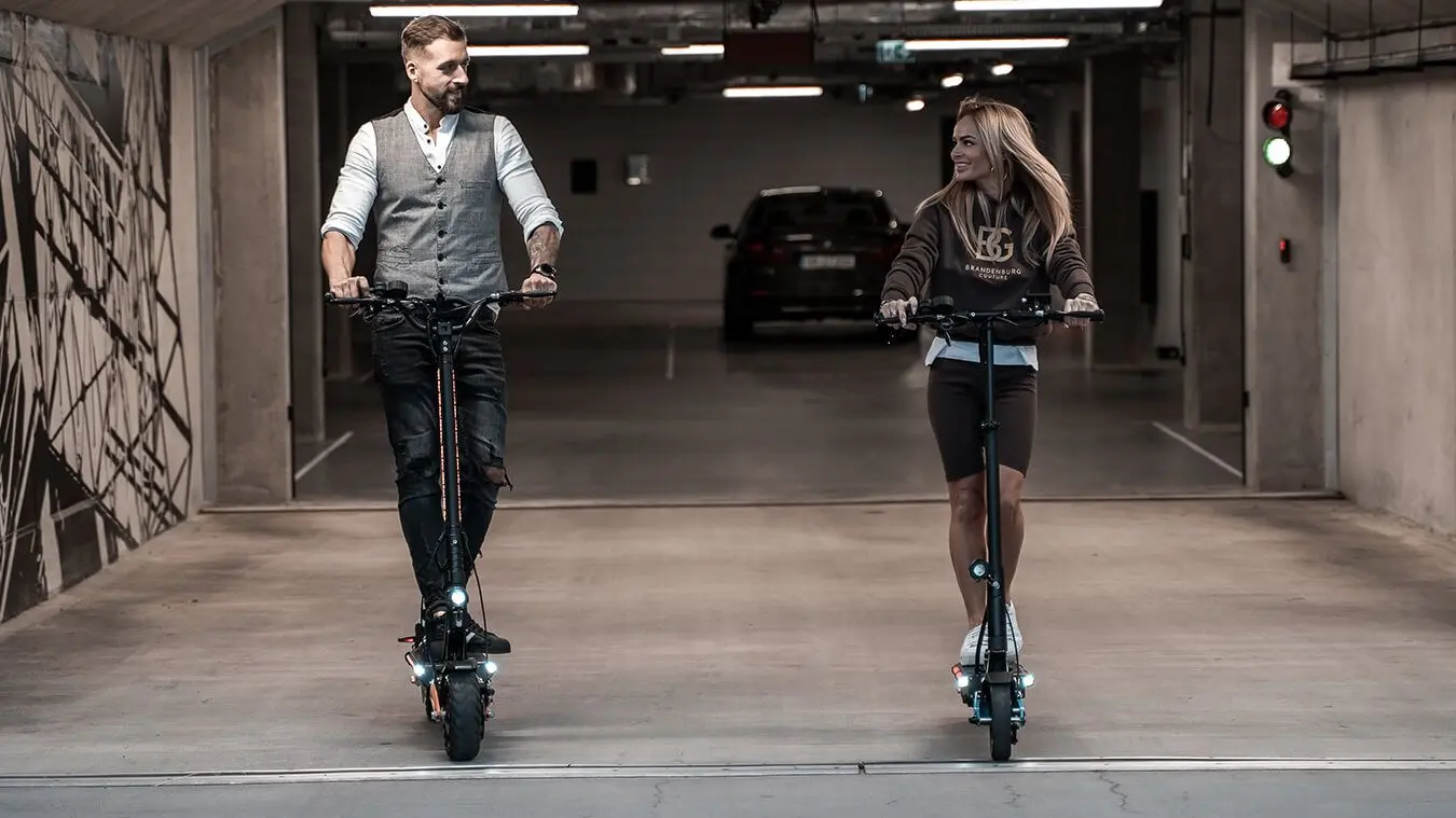 Электросамокат Tibo Epic+ (Black/Orange) - 2