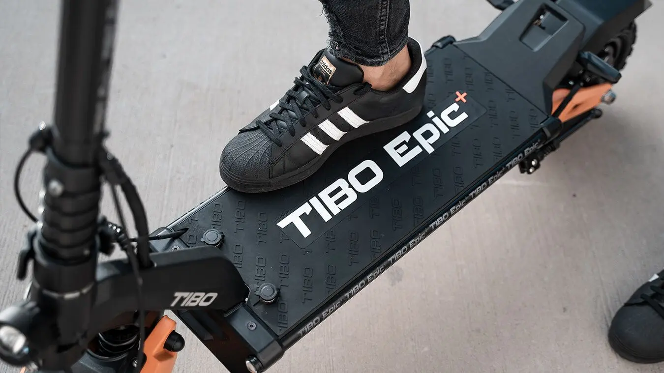 Электросамокат Tibo Epic+ (Black/Orange) - 5