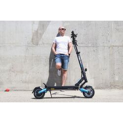 Электросамокат Tibo Prime 3.0 19Ah (Black/Blue) Thumb