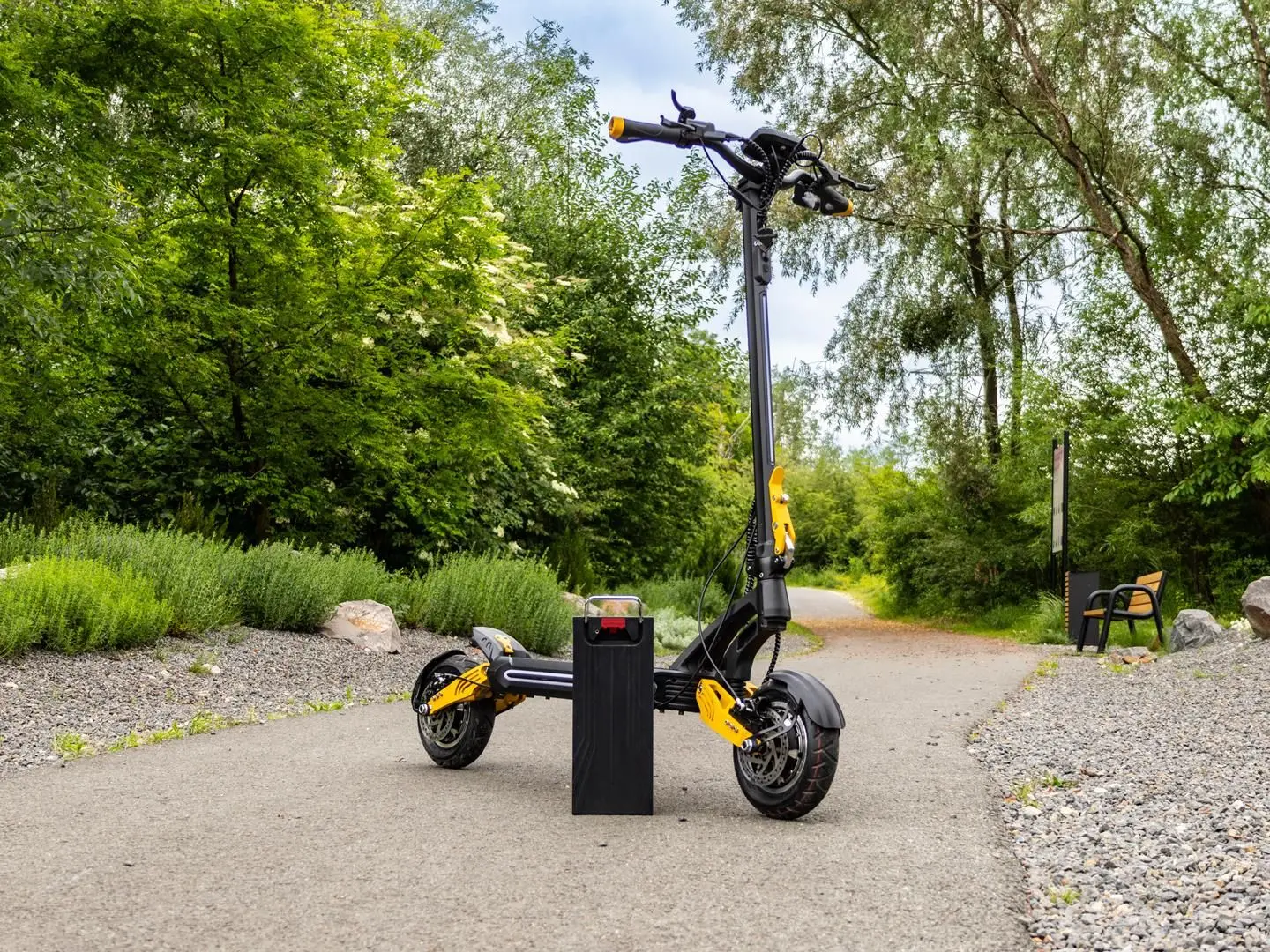 Электросамокат Vsett 10 Apex (Black/Yellow)