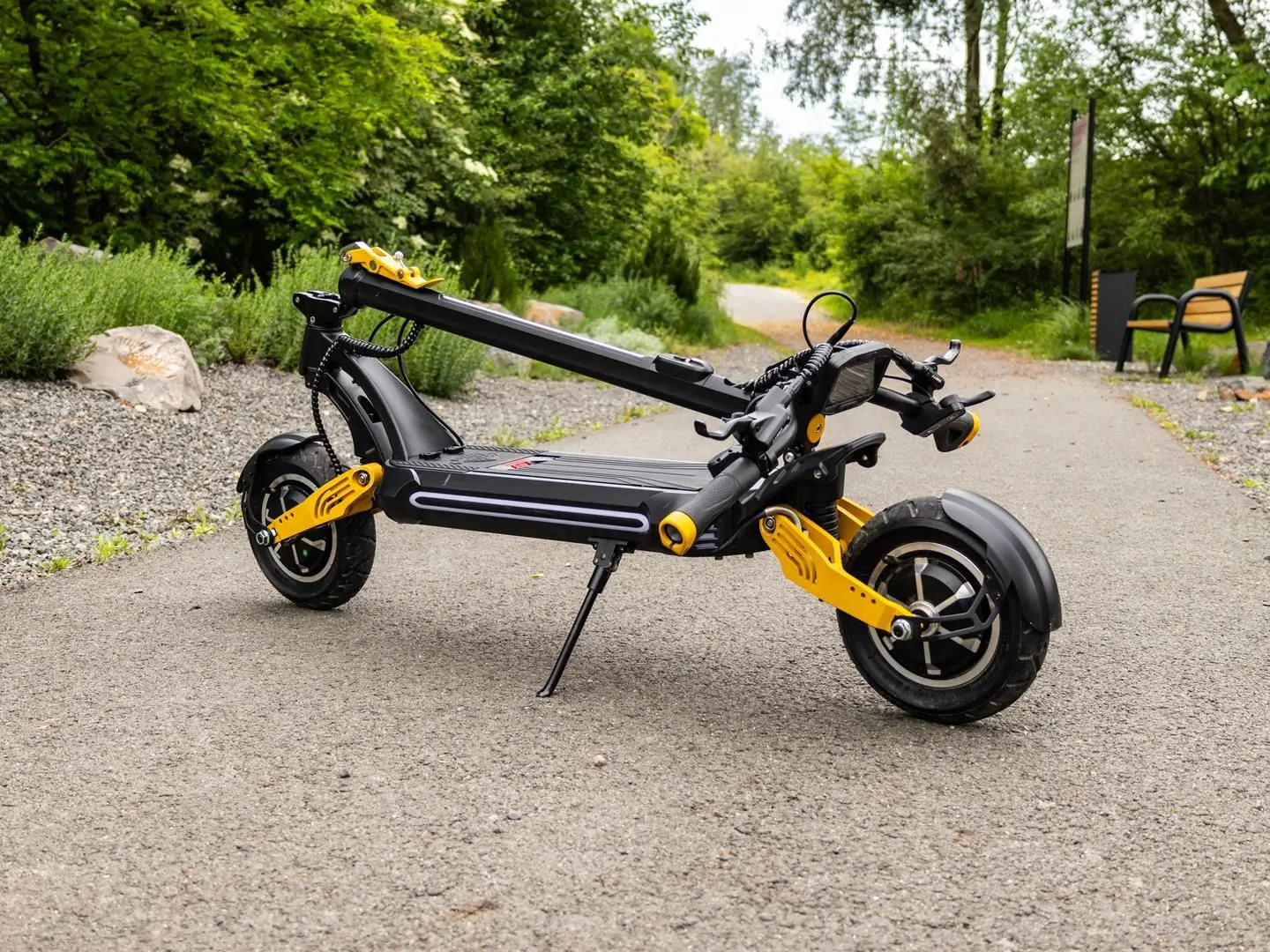 Электросамокат Vsett 10 Apex (Black/Yellow)