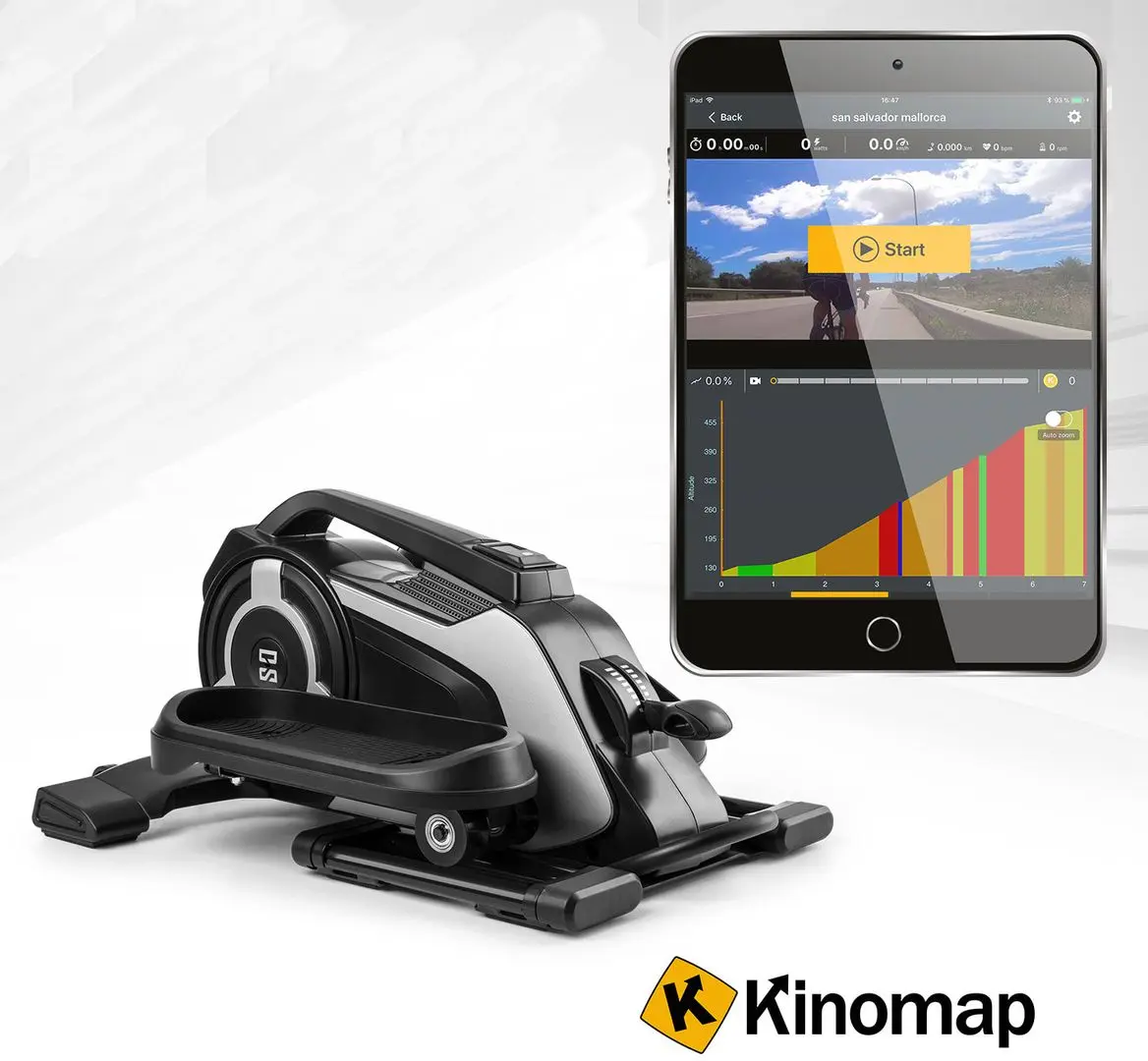 Mini bicicleta eliptica Capital Sports Evo Nano (Black) - 4