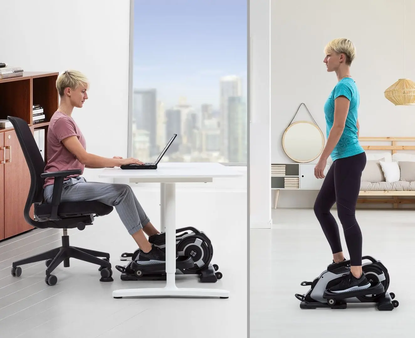 Mini bicicleta eliptica Capital Sports Evo Nano (Black) - 3