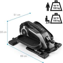 Mini bicicleta eliptica Capital Sports Evo Nano (Black) Thumb