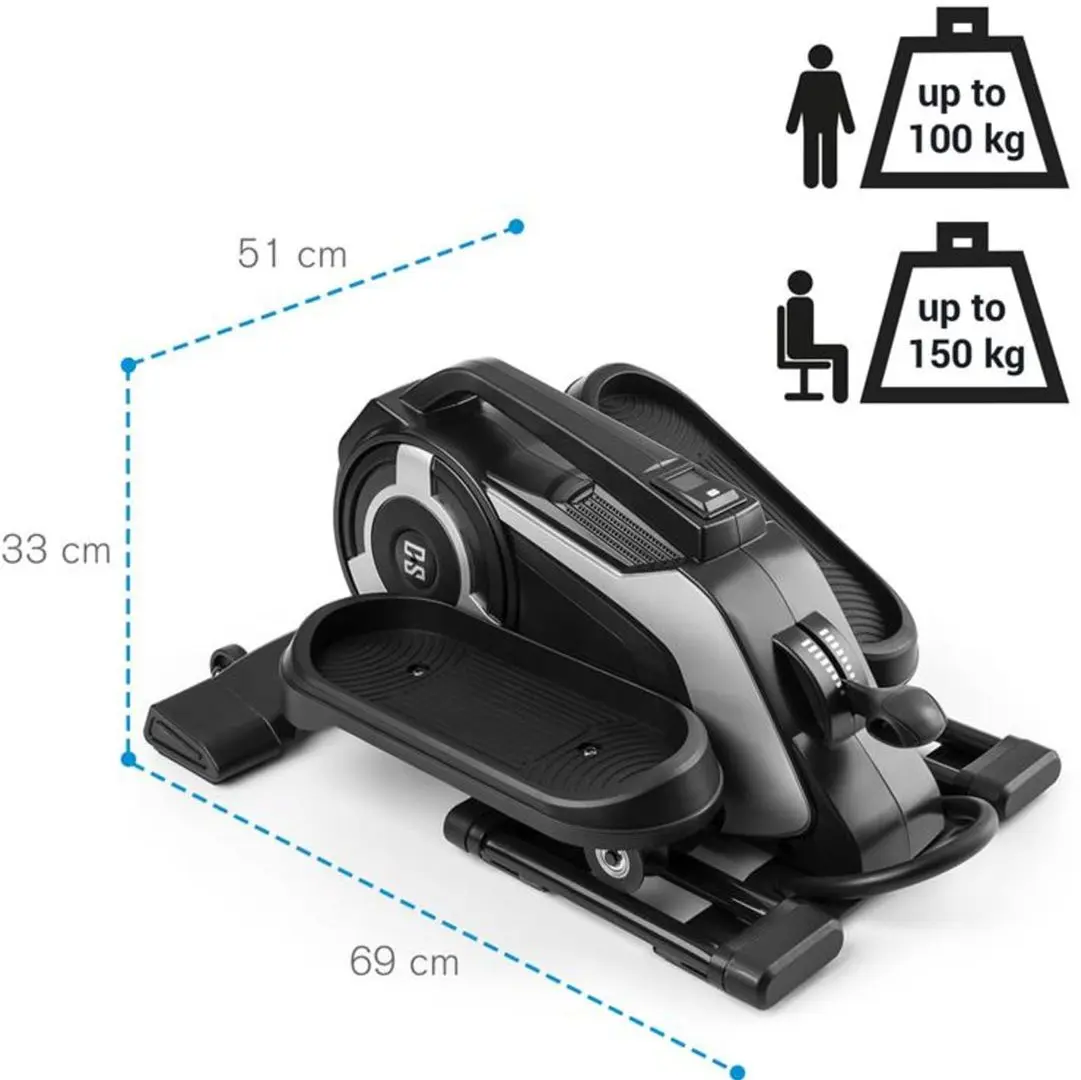 Mini bicicleta eliptica Capital Sports Evo Nano (Black) - 2