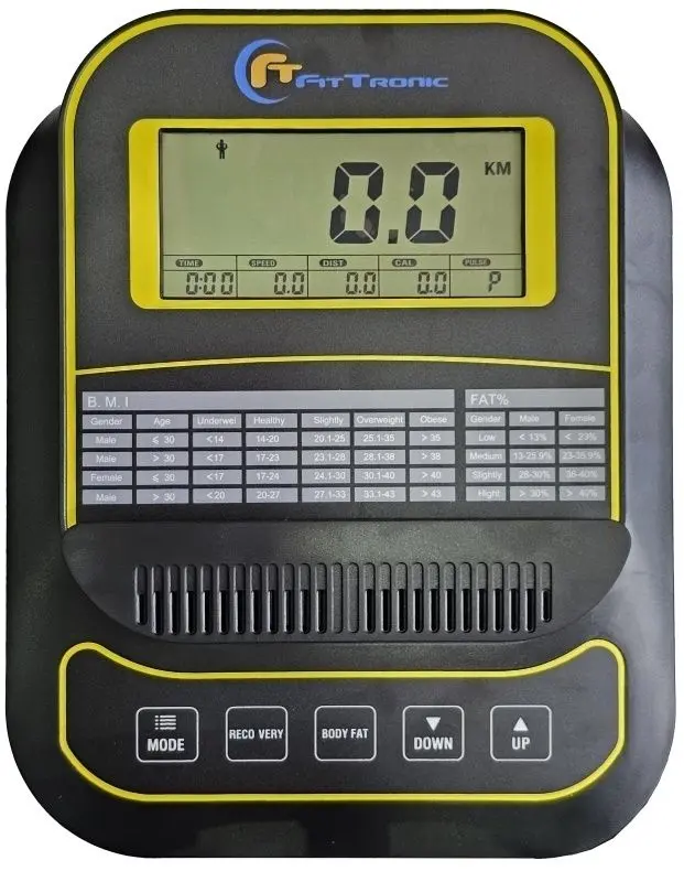 Эллиптический тренажер FitTronic 609ET (Black)