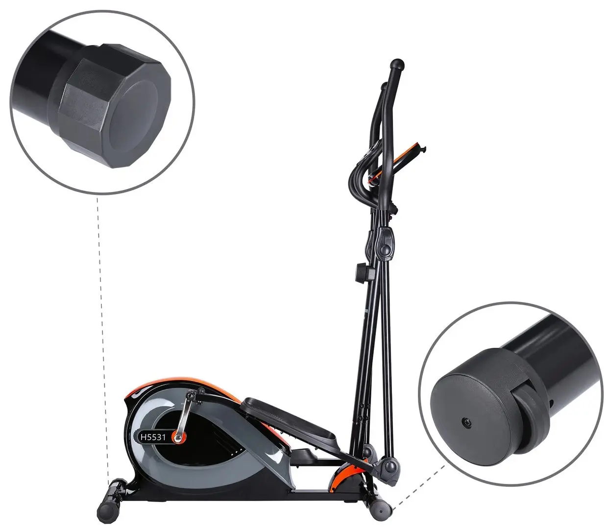 Эллиптический тренажер Hms H5531-i (Black)