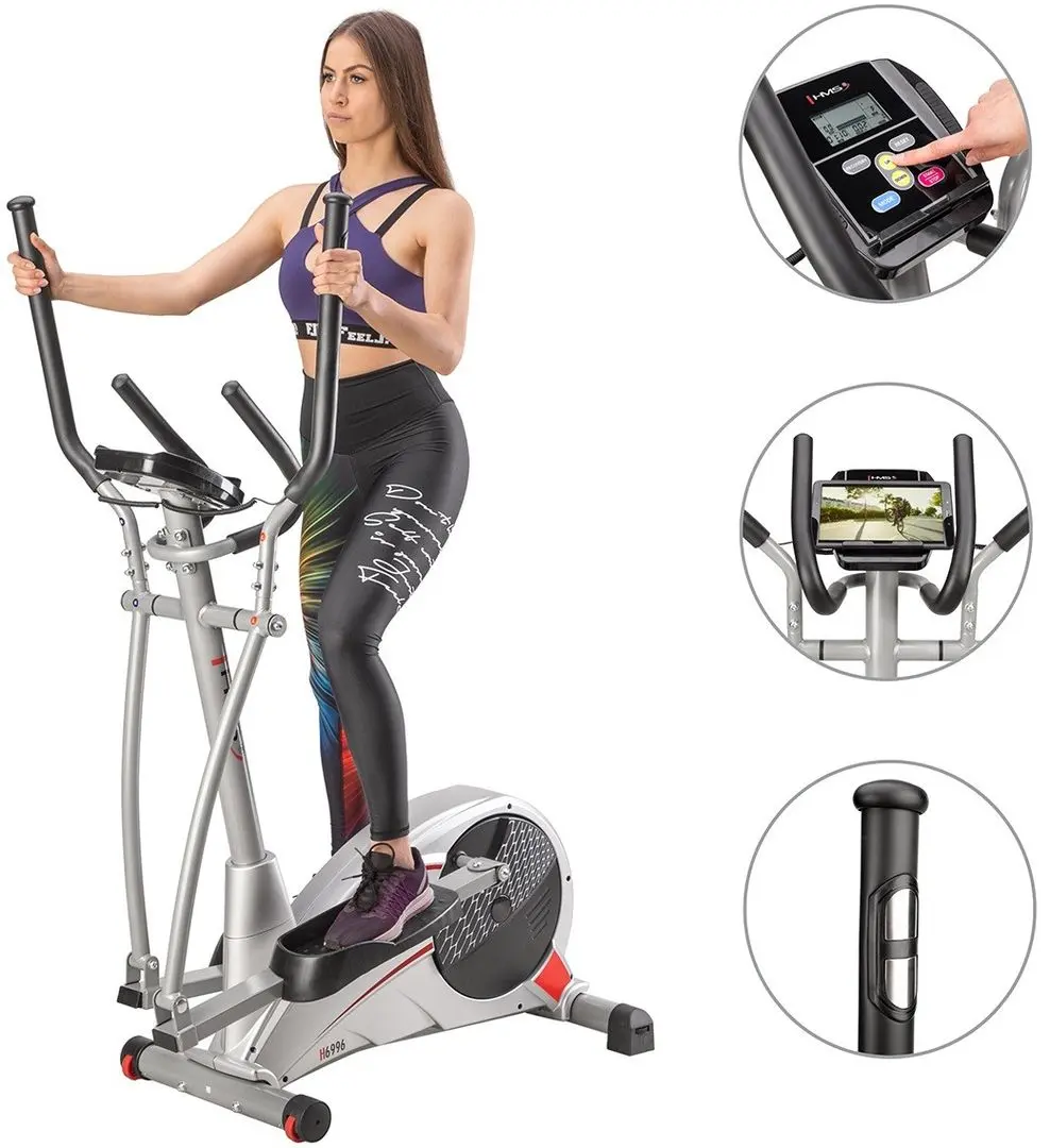 Эллиптический тренажер HMS H6996 (Gray/Silver)