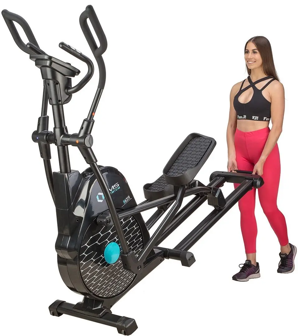 Эллиптический тренажер HMS Premium H6319 (Gray/Blue)