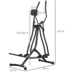 Bicicleta eliptica Homcom A90-137BK (Black) Thumb