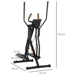 Bicicleta eliptica Homcom A90-322V00BK (Black) Thumb