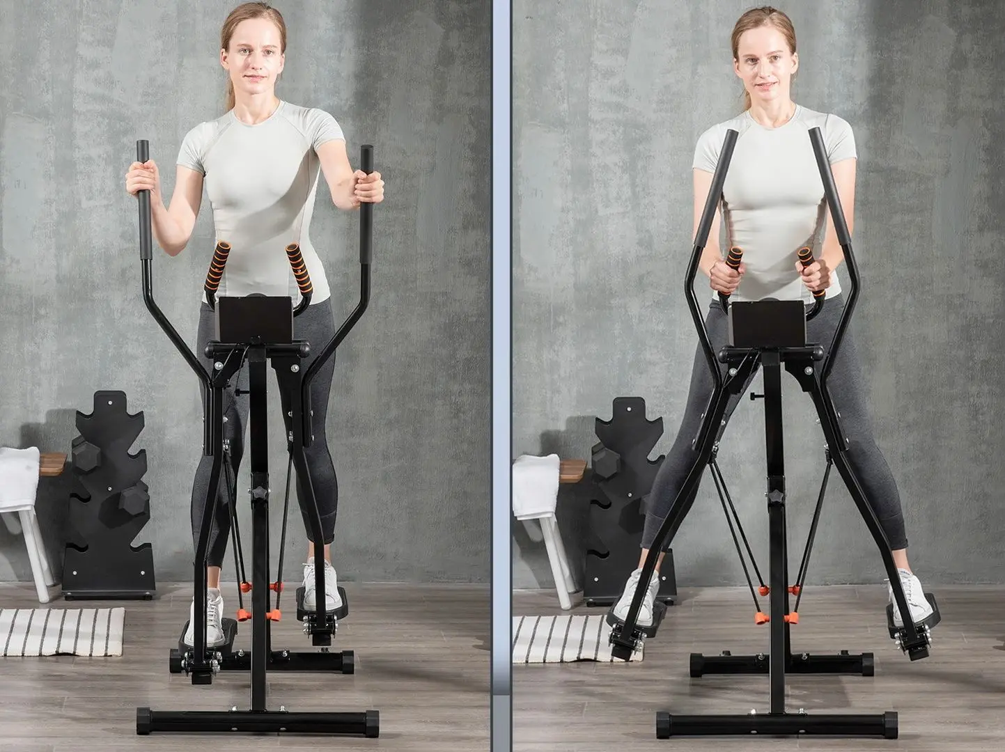 Bicicleta eliptica Homcom A90-322V00BK (Black)