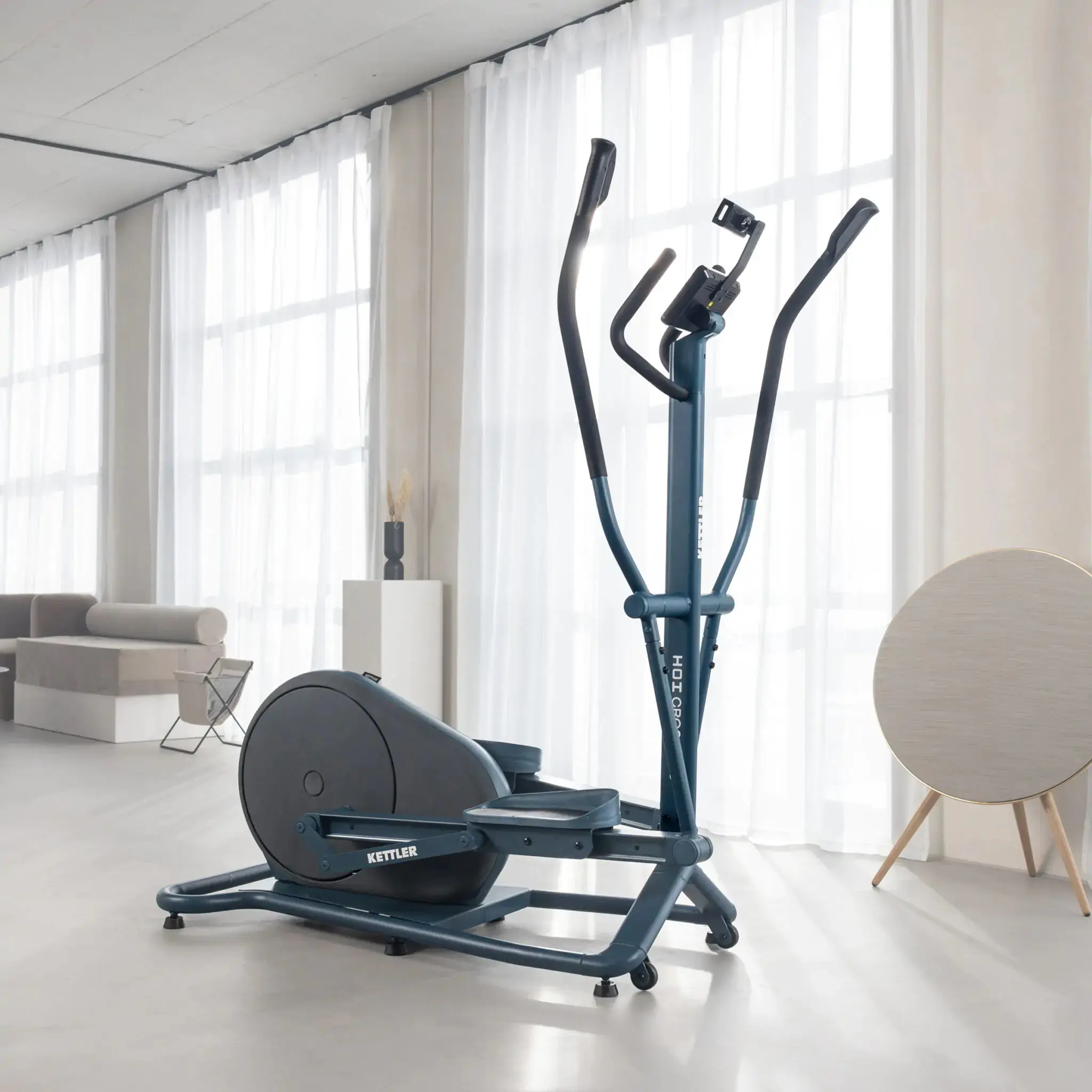 Bicicletă eliptică Kettler HOI CROSS PRO (Blueberry Green)