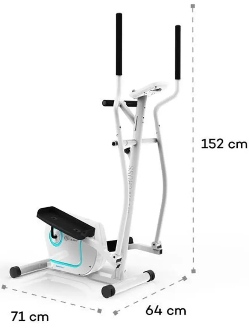 Bicicleta eliptica Klarfit Myon Cross (White) - 3