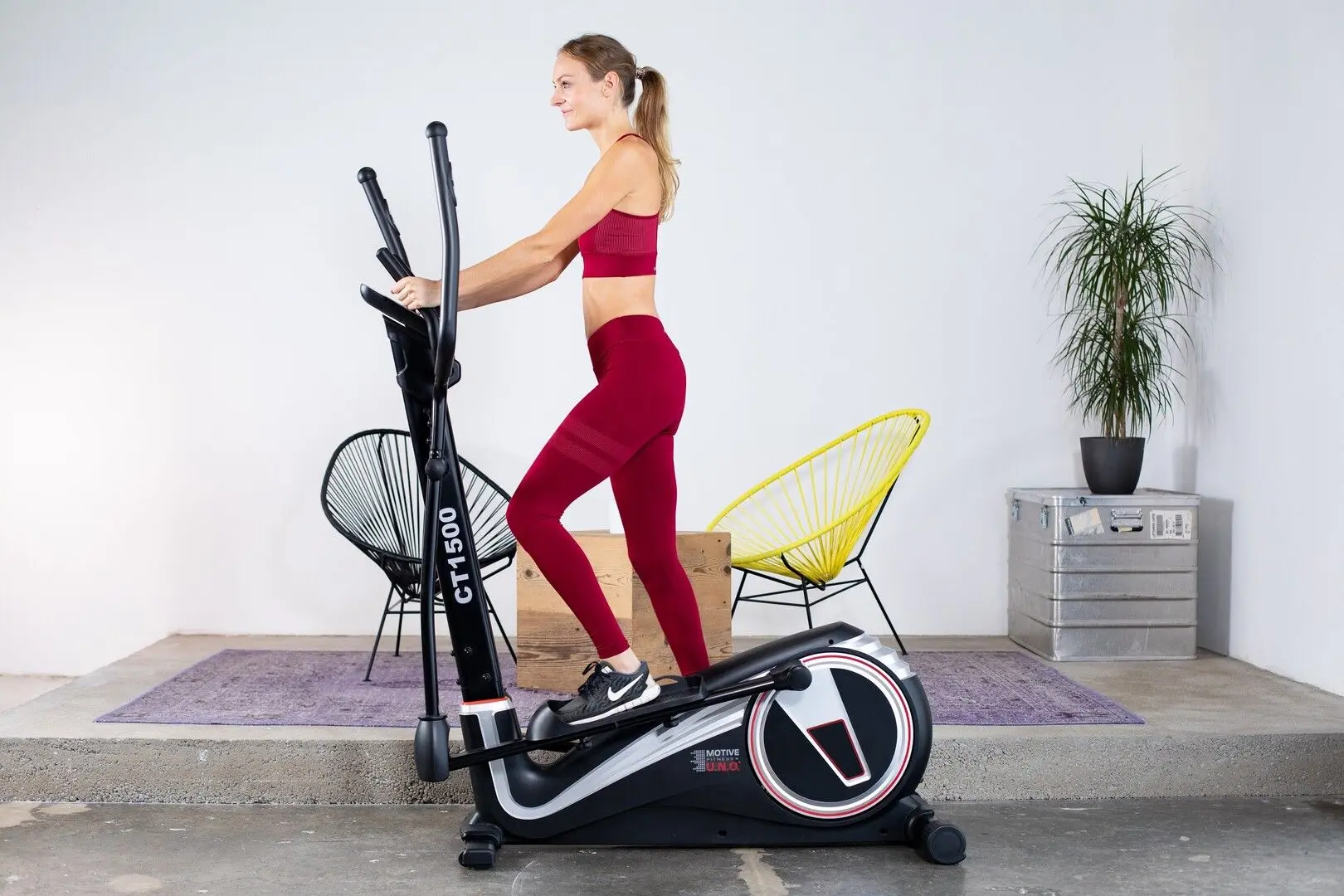 Bicicleta eliptica Motive Fitness CT1500 (Black) - 5