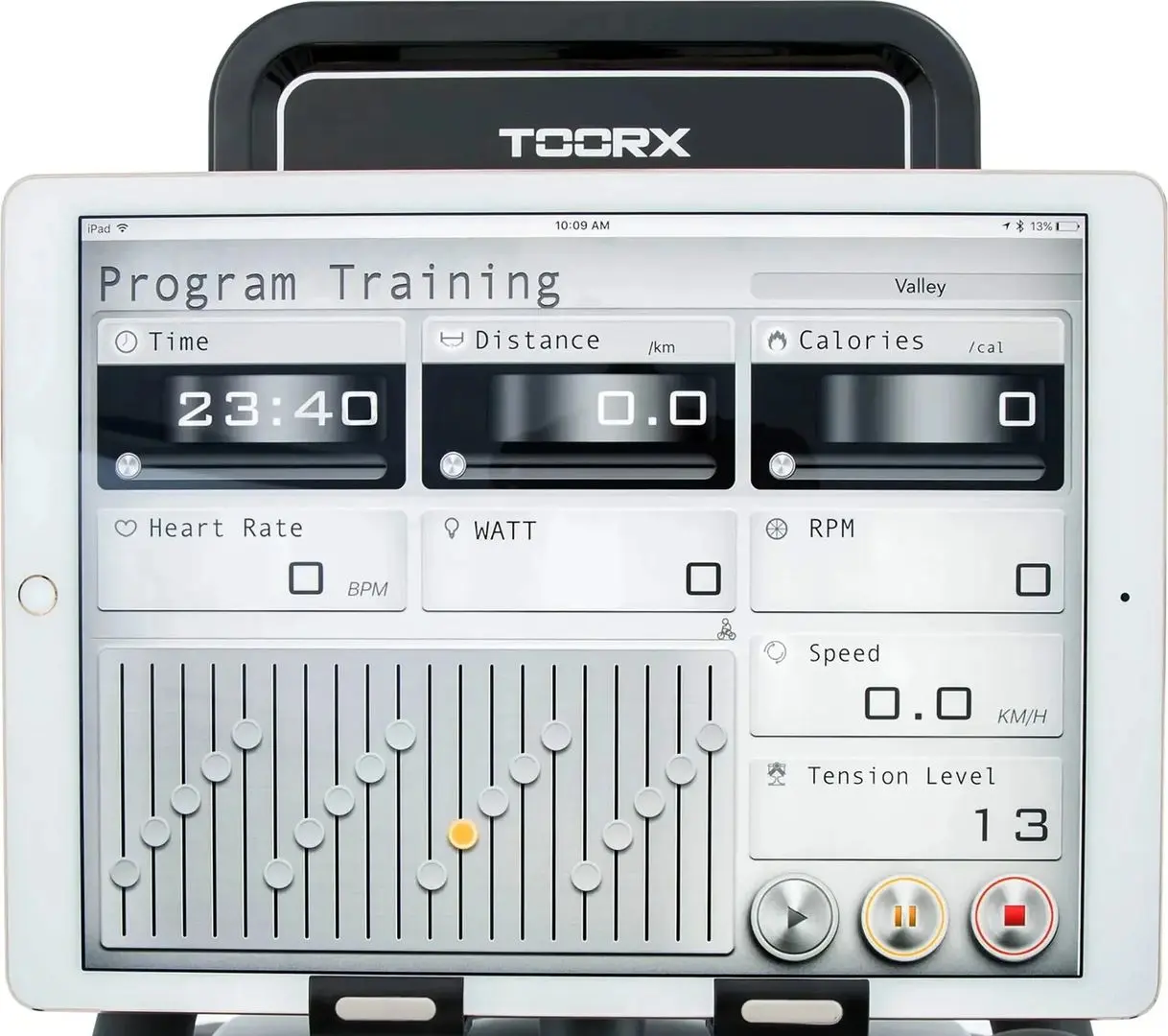 Bicicletă eleptică Toorx ERX-300 (Black)