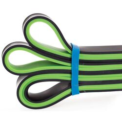 Banda fitness HMS GU06 (Black/Lime) Thumb