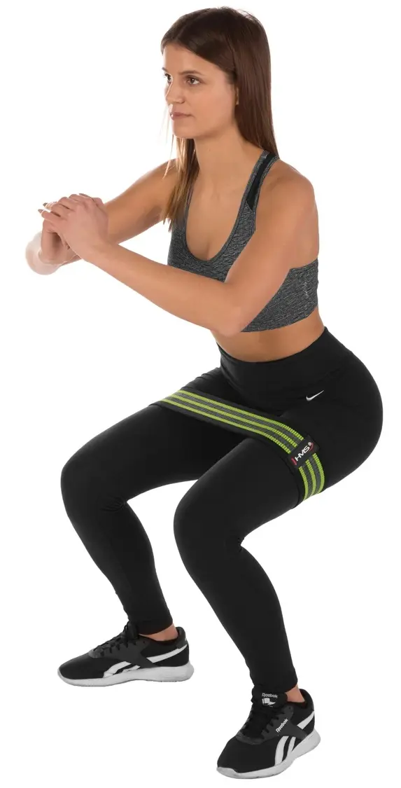 Banda fitness HMS HB12 L (Green/Black)
