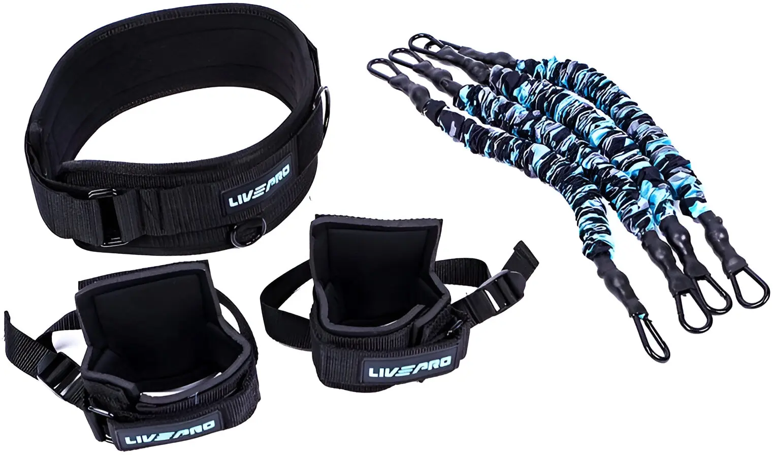 Echipament de antrenament pentru sarituri LivePro LP8429 (Black/Blue)